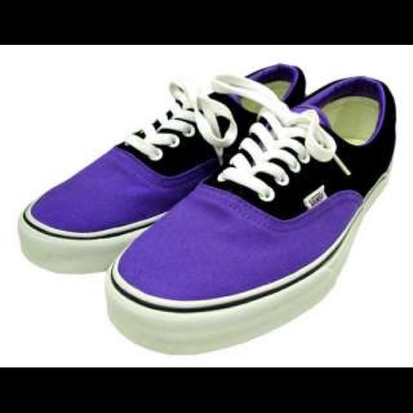 purple and black vans